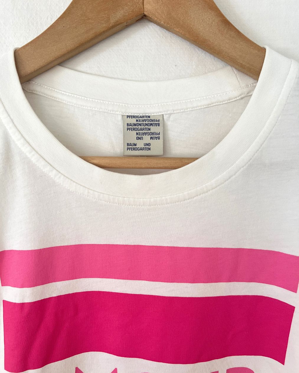 BAUM UND PFERDGARTEN oversize text printed cotton t-shirt