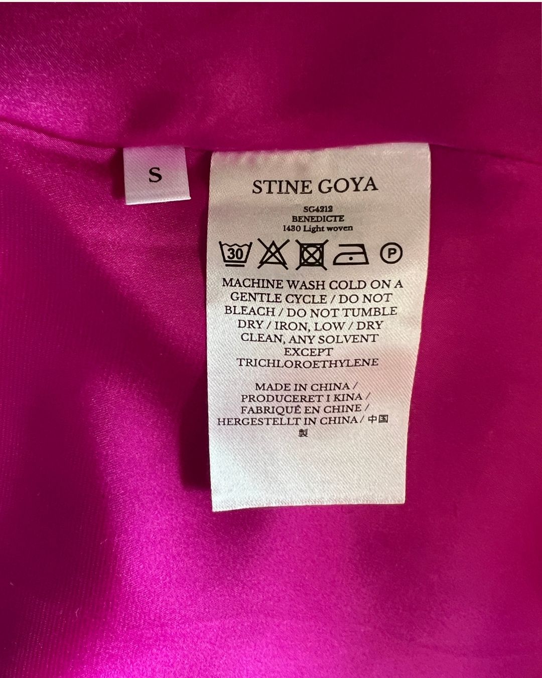 STINE GOYA flamingo pink oversized ruched straps mini dress