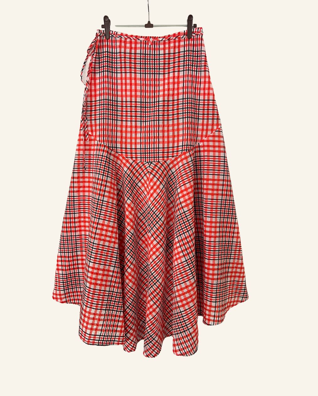 gannicharronmaxiwrapseersuckerredskirt