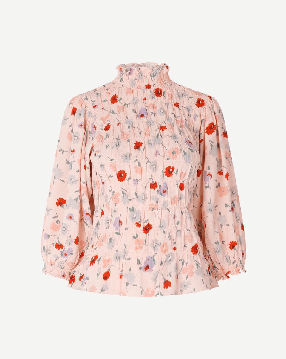 samsoesamsoesaramismockpinkfloralblousetop