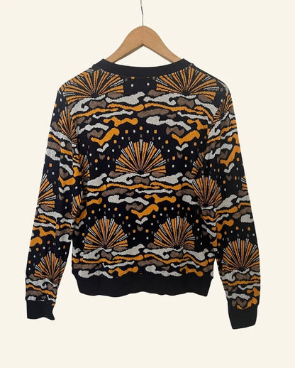 RODEBJER navy blue Sunrise knitted jersey sweater