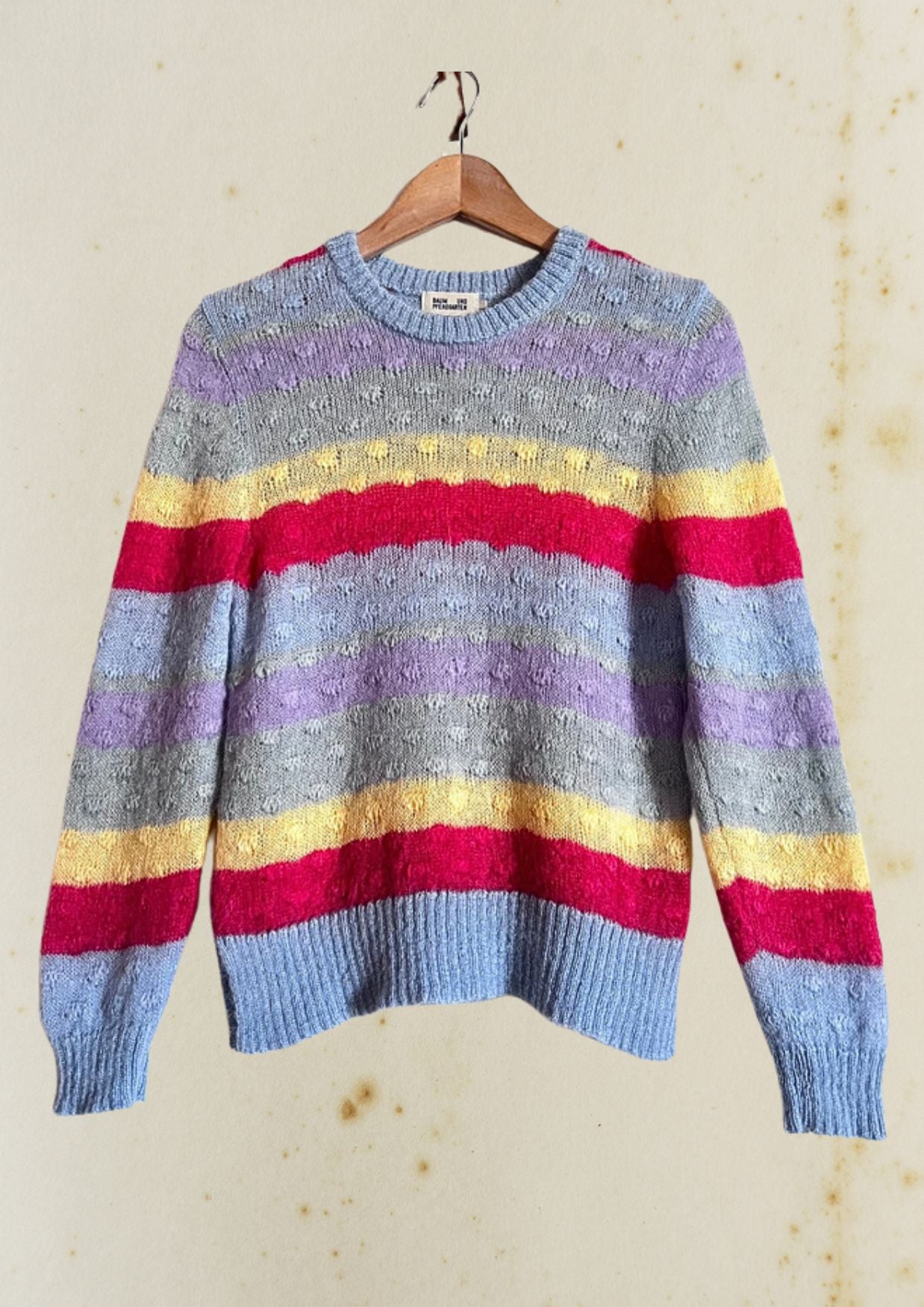 BAUM UND PFERDGARTEN colorful striped knitwear sweater Cherri wool