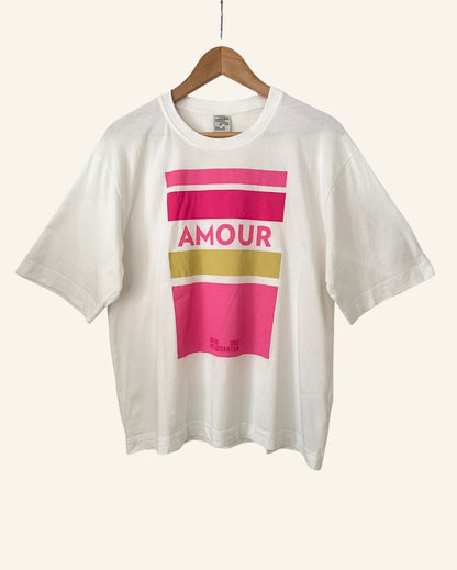 BAUM UND PFERDGARTEN jilli oversize Amour text cotton t-shirt