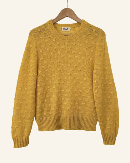 BAUM UND PFERDGARTEN light yellow mohair knitwear jumper