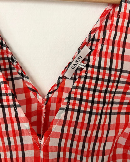 ganni-charron-maxi-dress-seersucker-red-checked