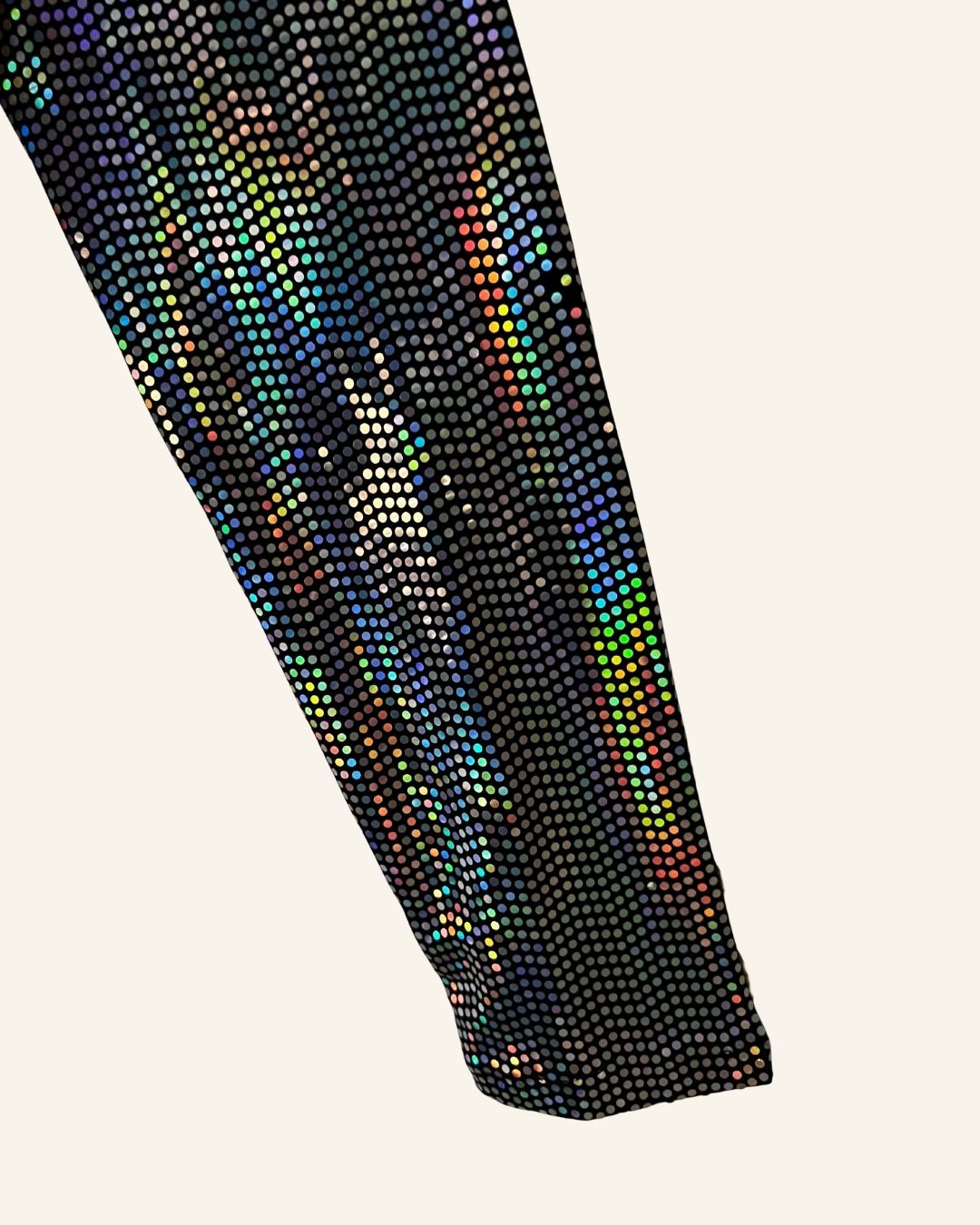 RODEBJER multicolored sparking top with long sleeves