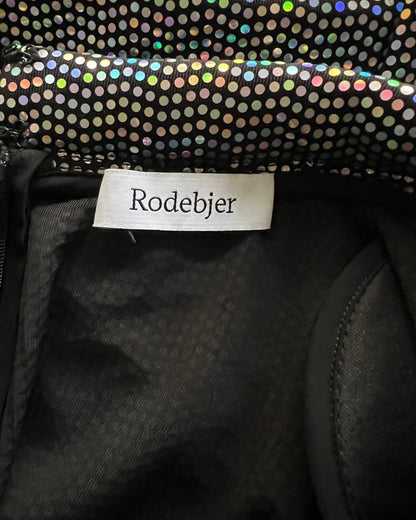 RODEBJER multicolored sparking top with long sleeves