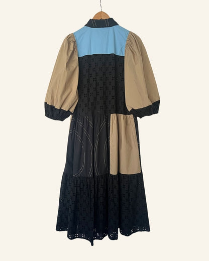 Robe patchwork oversize unique en son genre pour femme SECOND FEMME