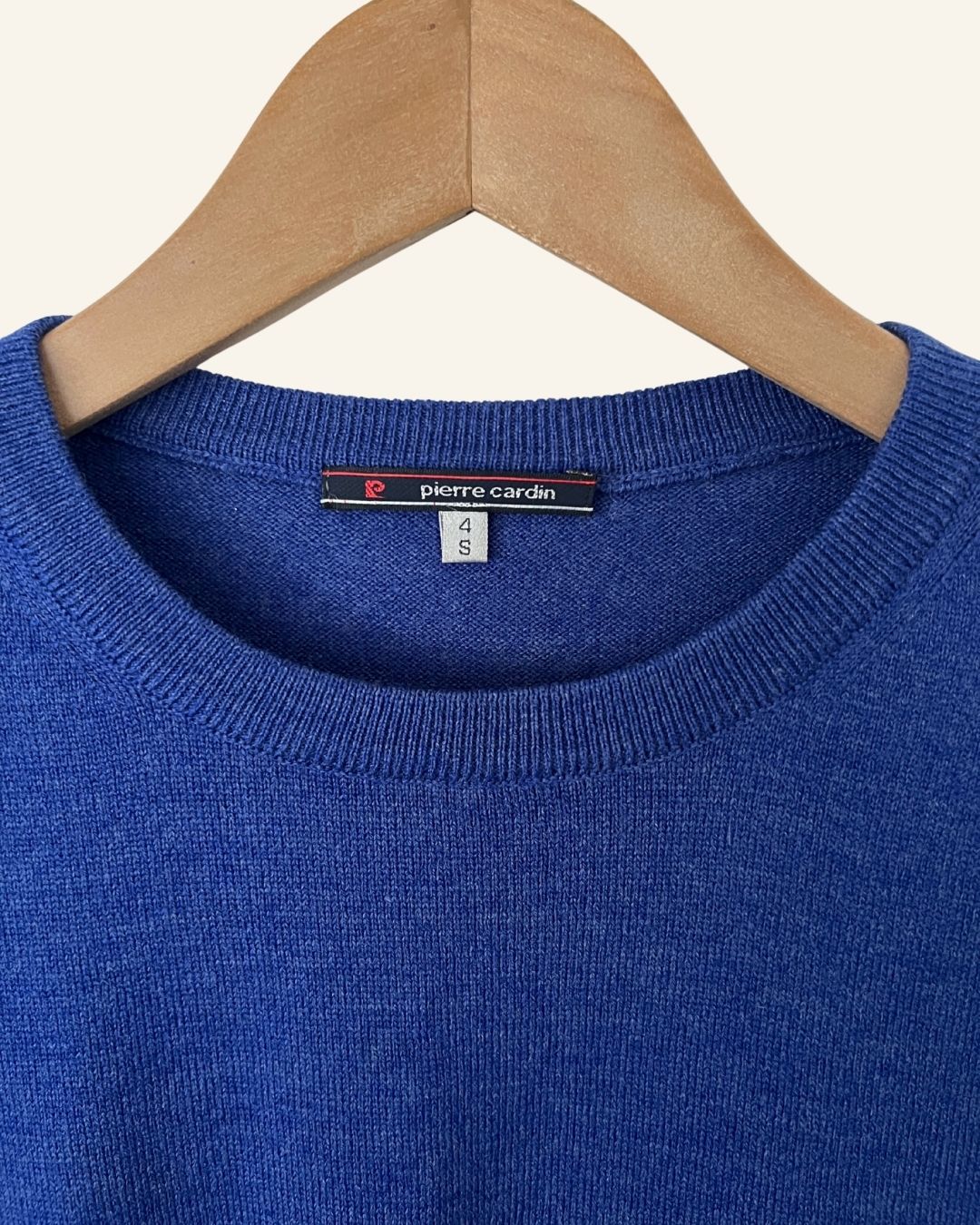 Vintage PIERRE CARDIN blue knitwear sweater