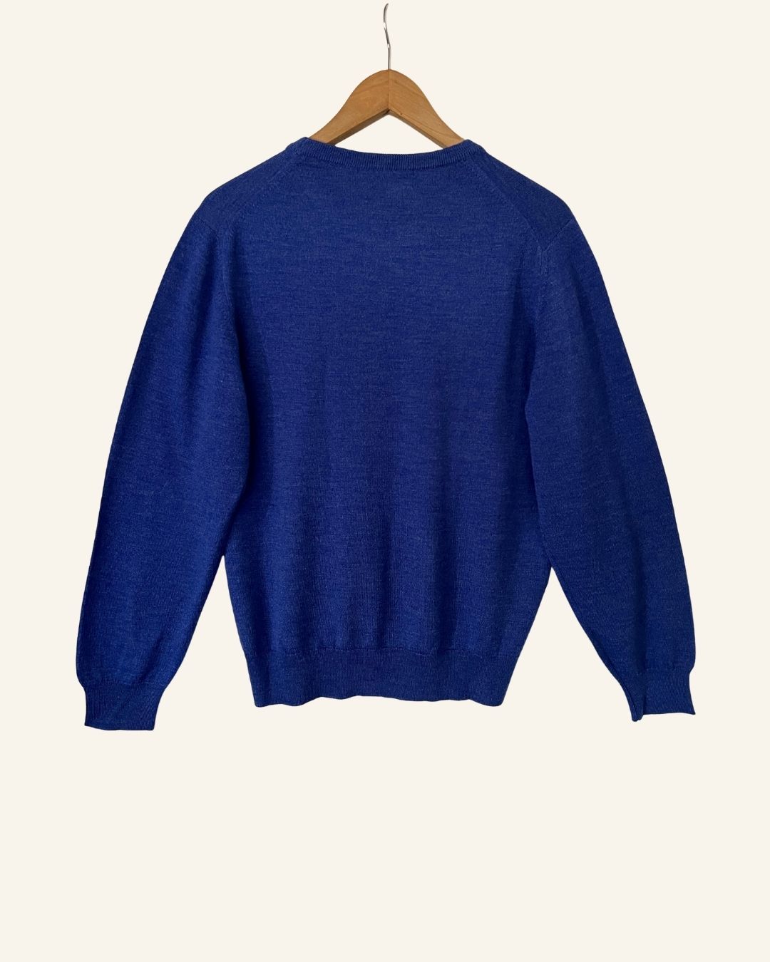 Vintage PIERRE CARDIN blue logo knitwear sweater