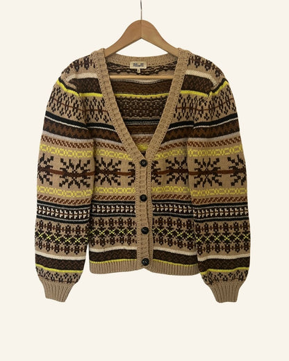 BAUM UND PFERDGARTEN nordic style merino wool alpaca knitwear cardigan