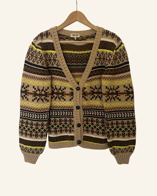 BAUM UND PFERDGARTEN nordic style merino wool alpaca knitwear cardigan