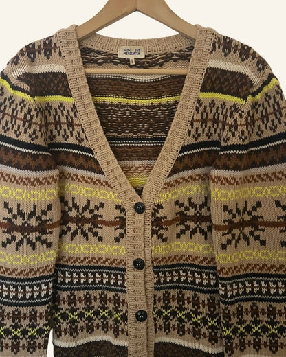 BAUM UND PFERDGARTEN nordic style merino wool alpaca knitwear cardigan