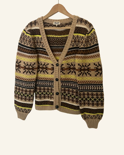 BAUM UND PFERDGARTEN nordic style merino wool alpaca knitwear cardigan