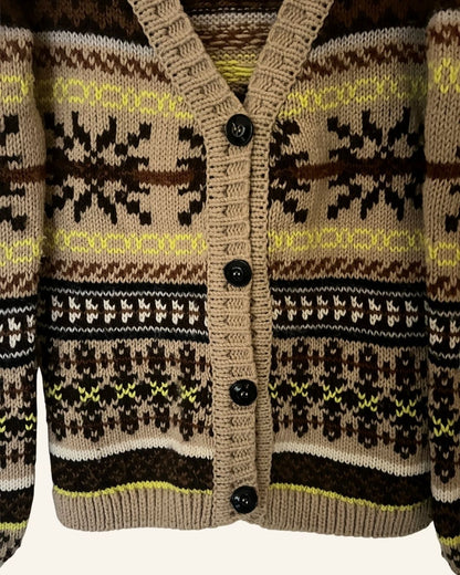 BAUM UND PFERDGARTEN nordic style merino wool alpaca knitwear cardigan