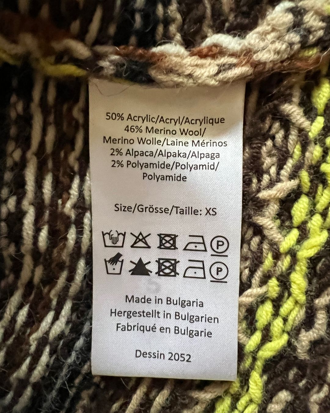 BAUM UND PFERDGARTEN nordic style merino wool alpaca knitwear cardigan