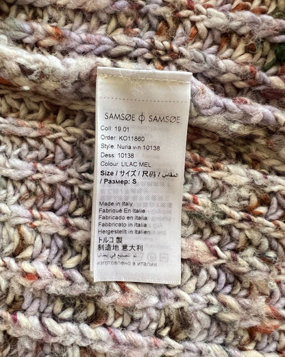 SAMSOE SAMSOE winter wool blend V neck knitwear sweater