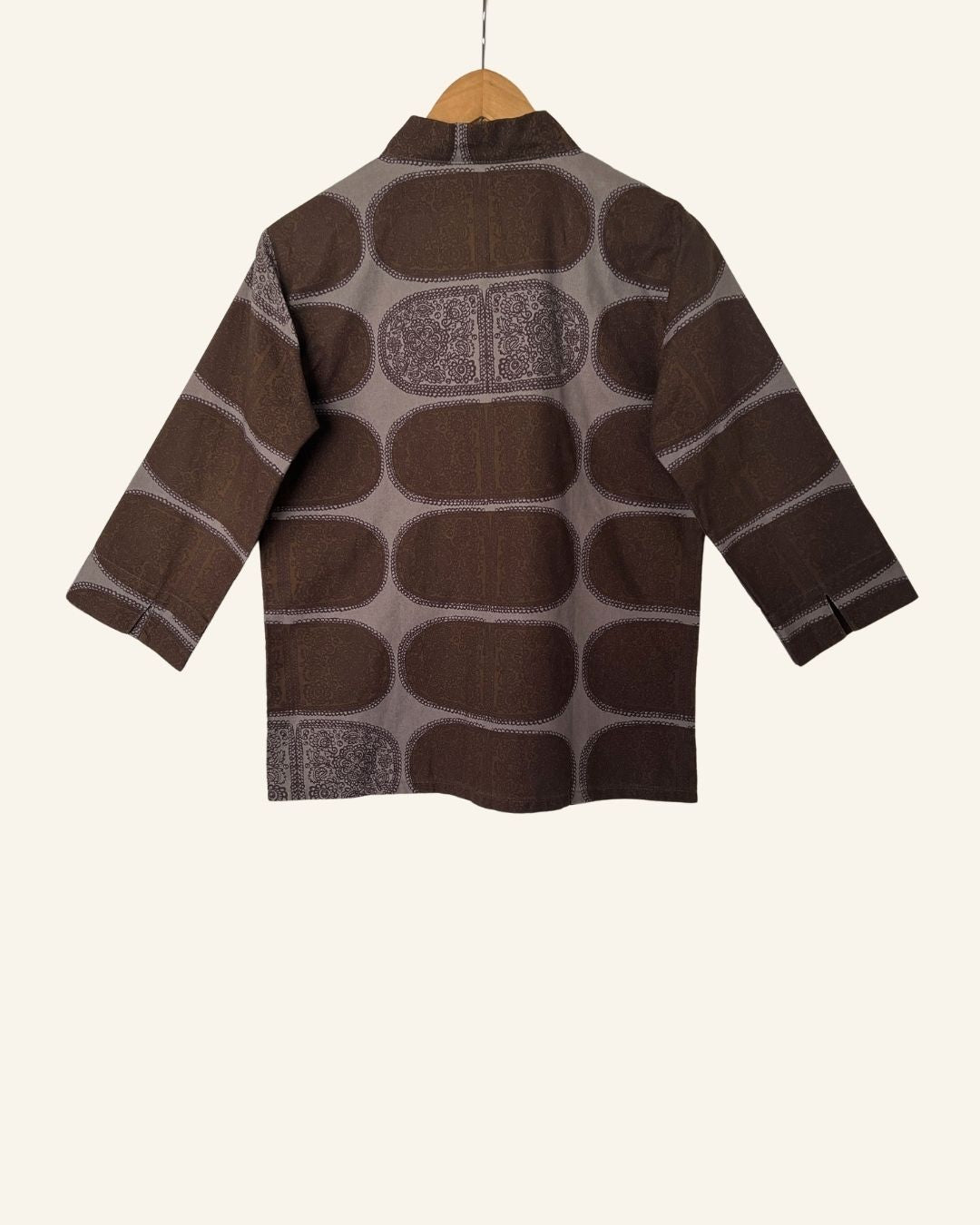 MARIMEKKO vintage floral printed cotton shirt