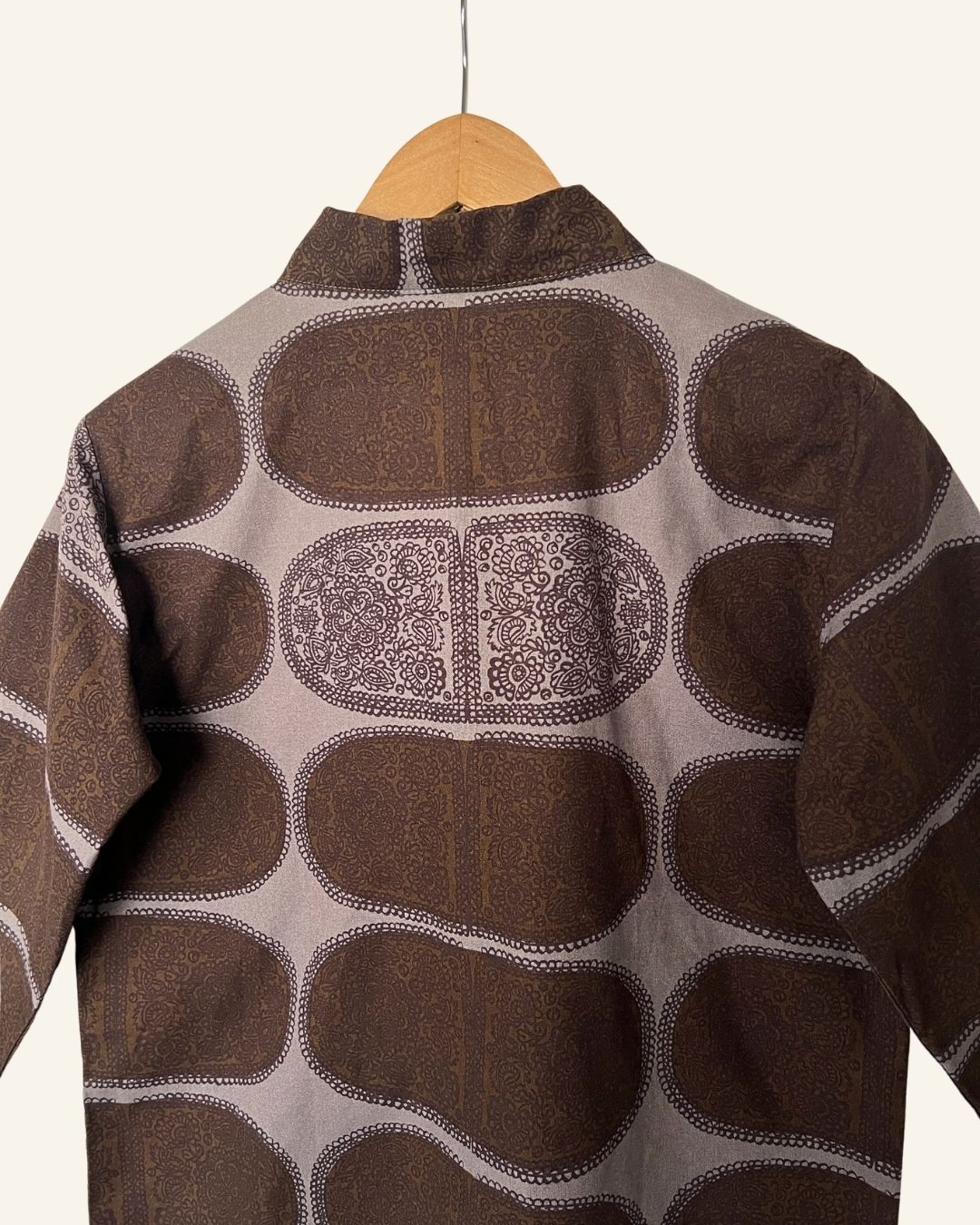 MARIMEKKO vintage floral printed cotton shirt