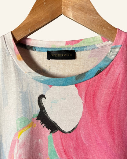 STINE GOYA "Leonie" colorful print organic cotton jersey t-shirt