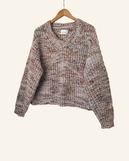SAMSOE SAMSOE winter wool blend V neck knitwear sweater nuria