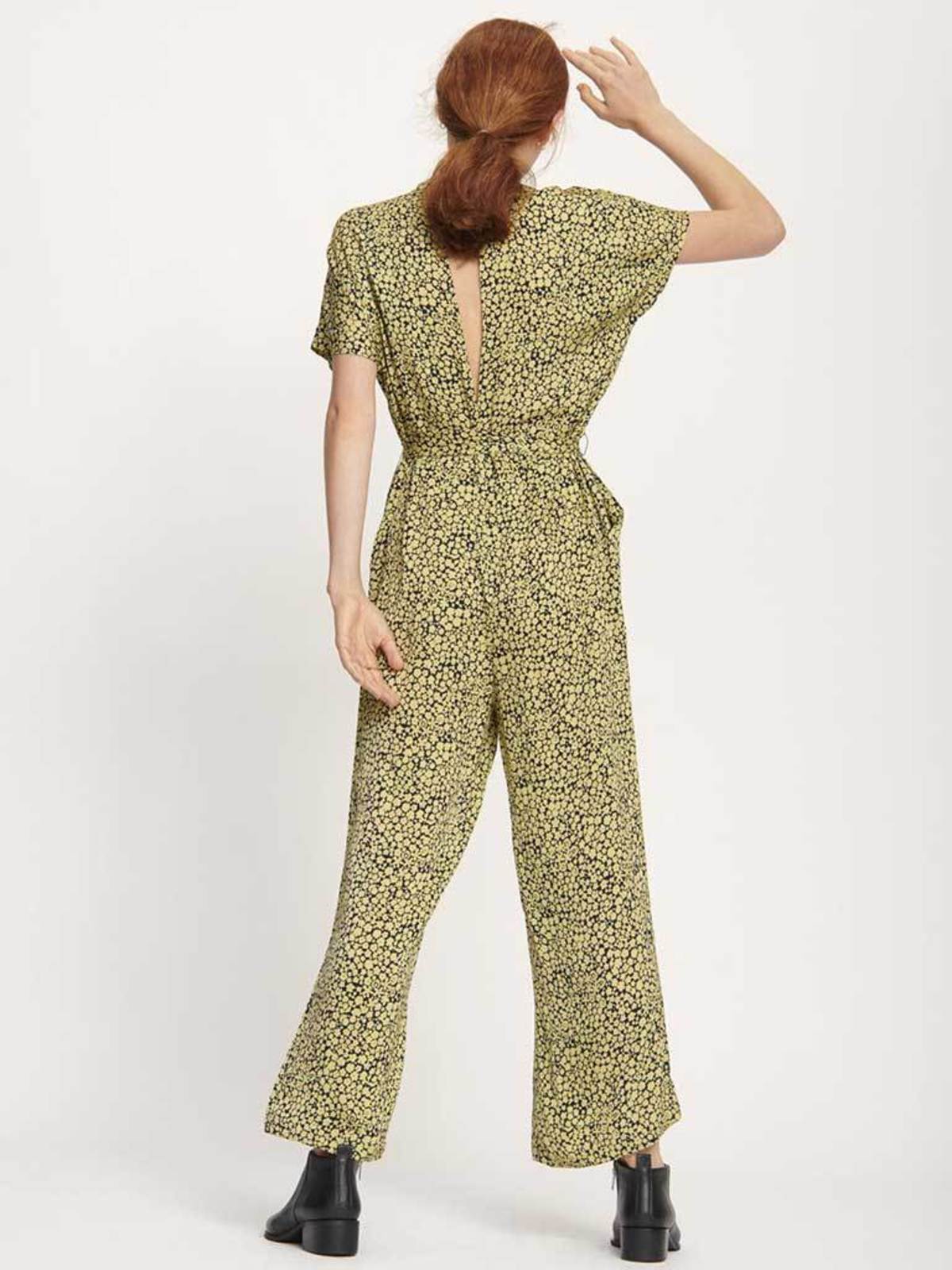 SAMSOE SAMSOE Kimberly floral jumpsuit with belt BOREAL REBORN