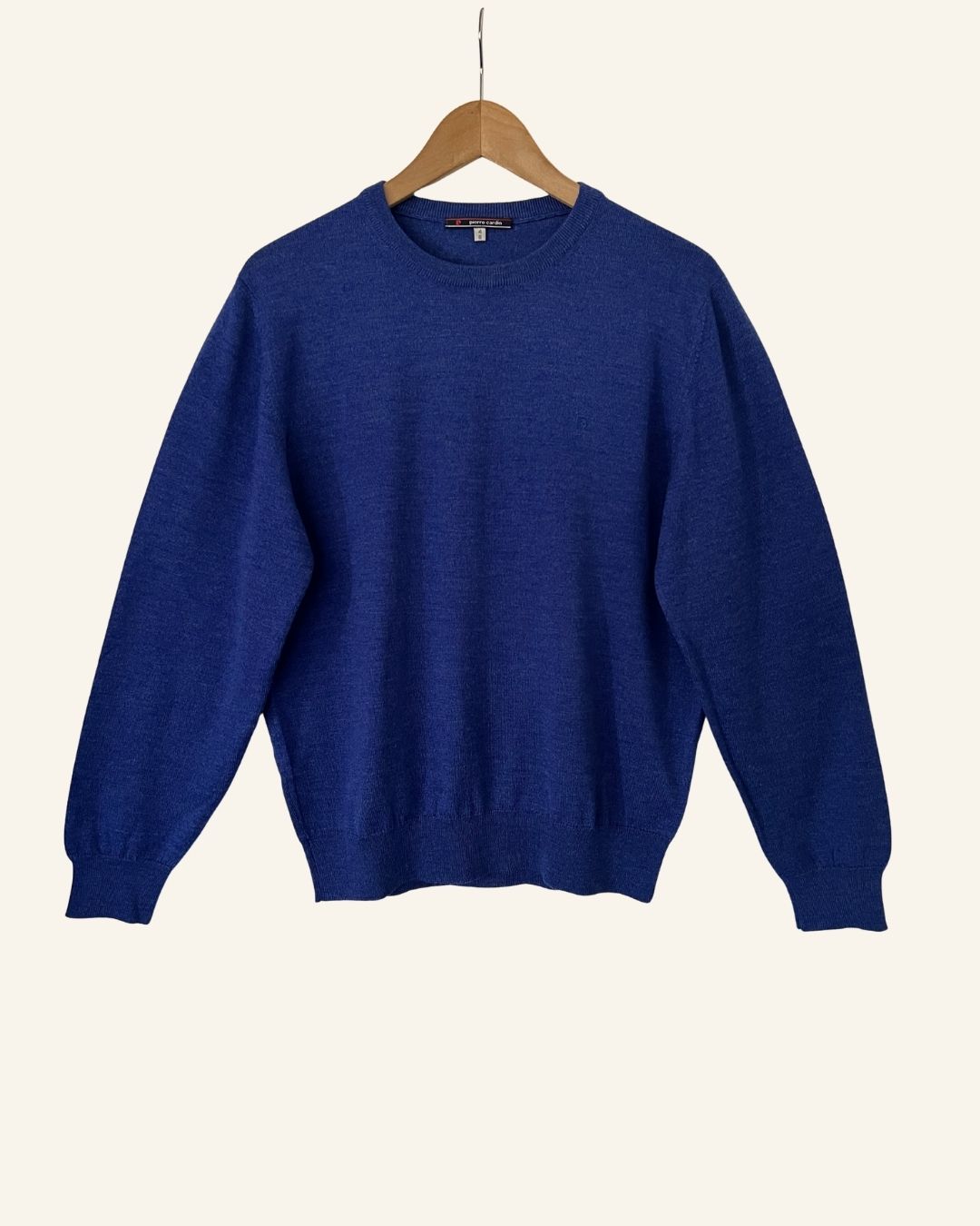 Vintage PIERRE CARDIN blue knitwear sweater