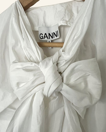 gannibowoversizepoplinwhiteshirt