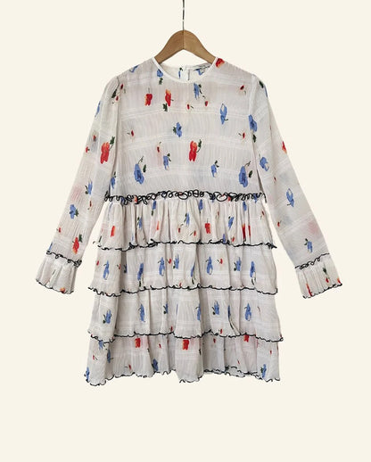 gannilowellminidresspleatedruffleflowers