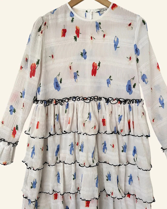 gannilowellminidresspleatedruffleflowers