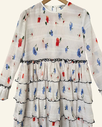 gannilowellminidresspleatedruffleflowers