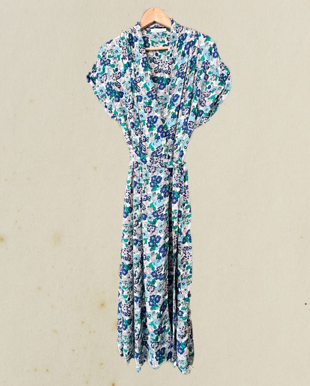 SAMSOE SAMSOE "Venice" long floral wrap belt dress