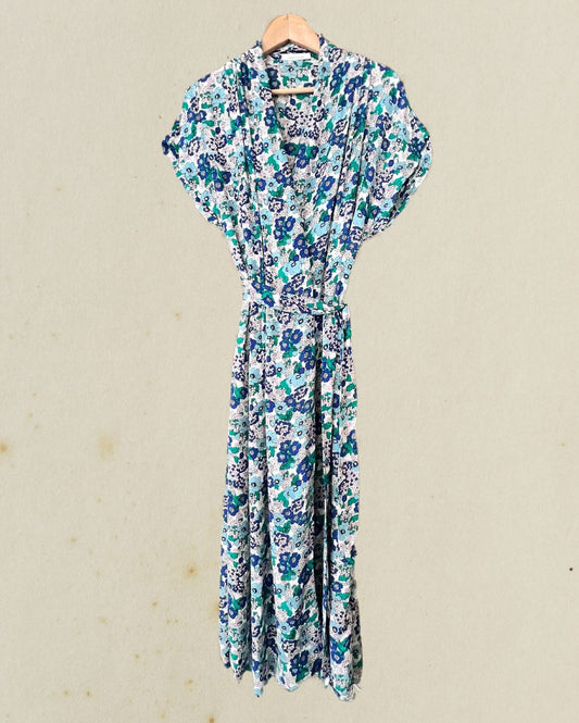 SAMSOE SAMSOE "Venice" long floral wrap belt dress