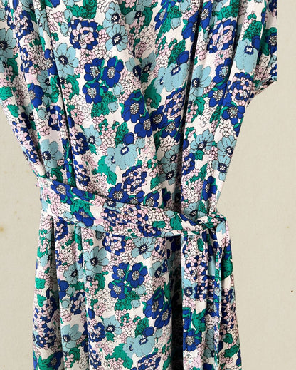 SAMSOE SAMSOE "Venice" long floral wrap belt dress